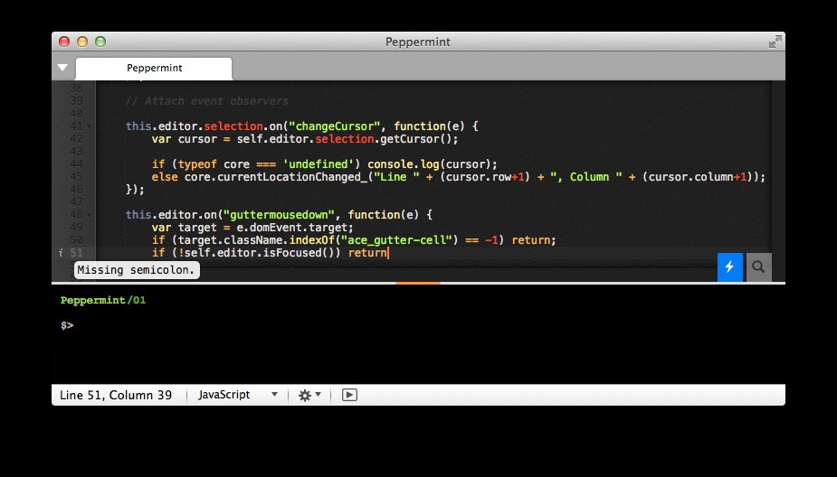 Peppermint Code Editor for Mac