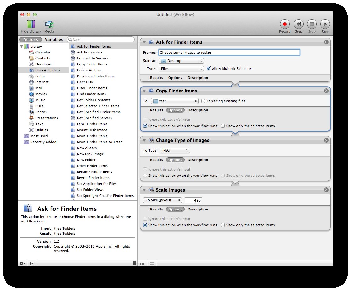 workflow steps