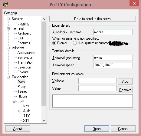 Setting up puTTY - 3