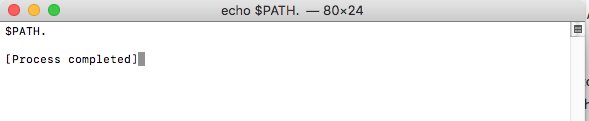 bash_profile after echo $PATH. Command